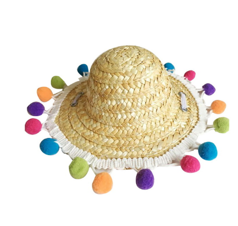 Straw Hat Dog, Hawaii Hats Dogs, Pet Accessories, Puppy Supplies