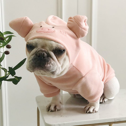 Piggy Costume with Soft Ears & Curly Tail