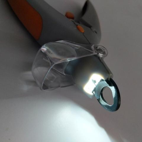 Pet Nail Clipper with Cover and LED Light